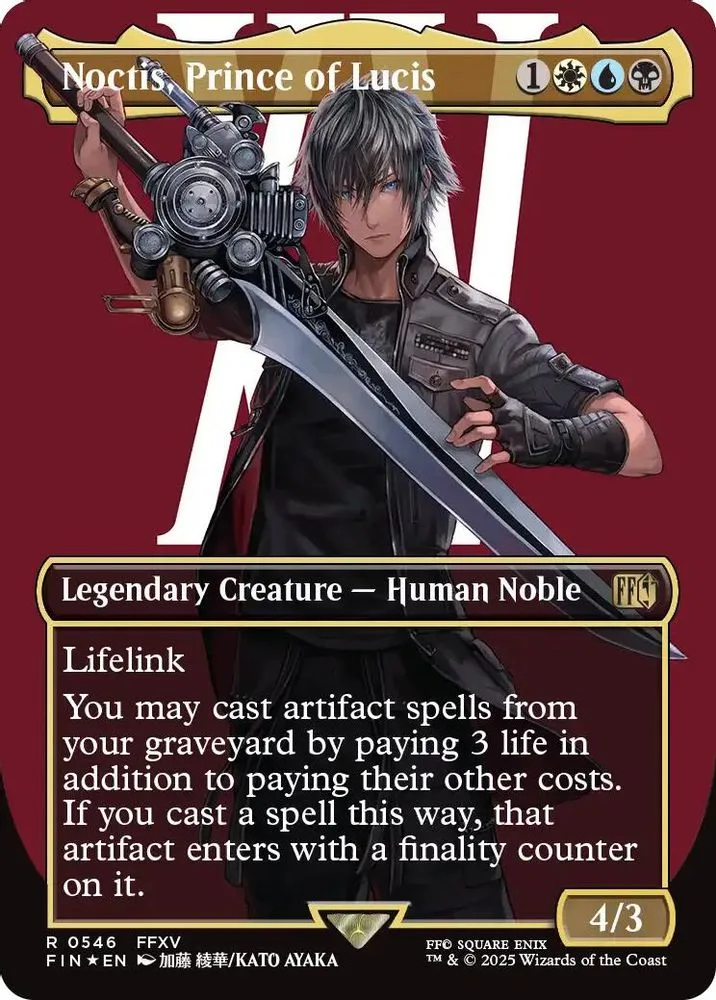 Noctis, Prince of Lucis (Borderless · Surge Foil)