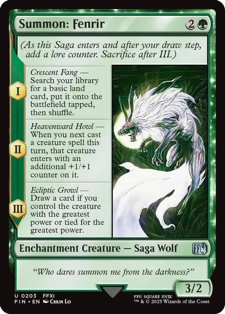 Summon: Fenrir