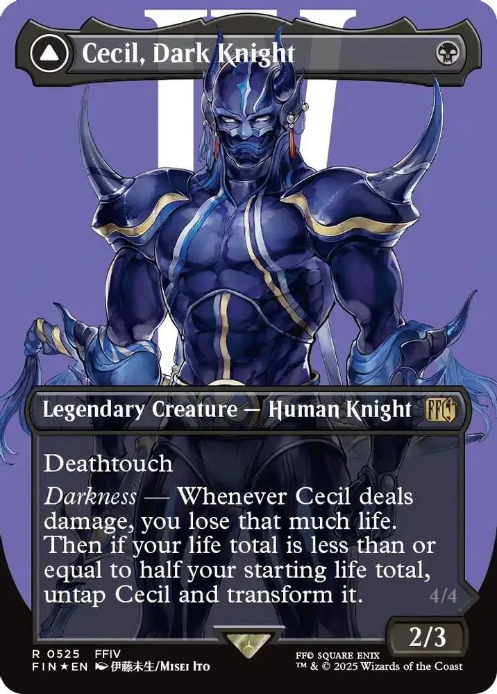 Cecil, Dark Knight (Borderless · Surge Foil)