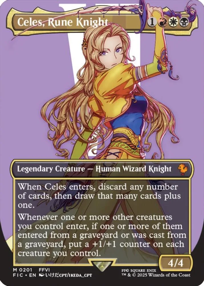 Celes, Rune Knight (Borderless)