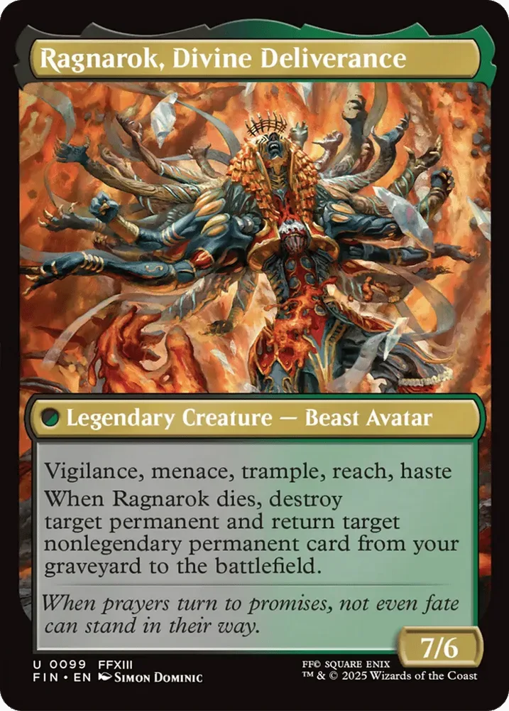 Ragnarok, Divine Deliverance // Vanille, Cheerful l'Cie