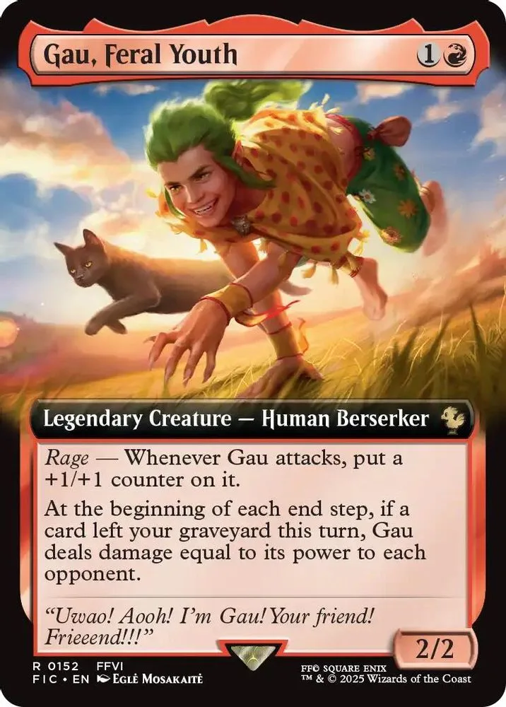 Gau, Feral Youth (Extended Art)