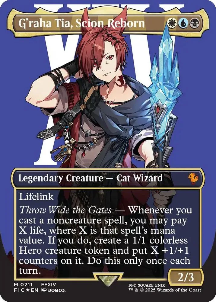 G'raha Tia, Scion Reborn (Borderless · Surge Foil)