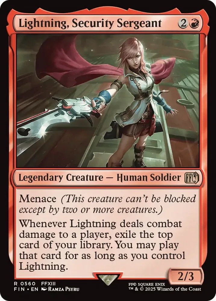Lightning, Security Sergeant