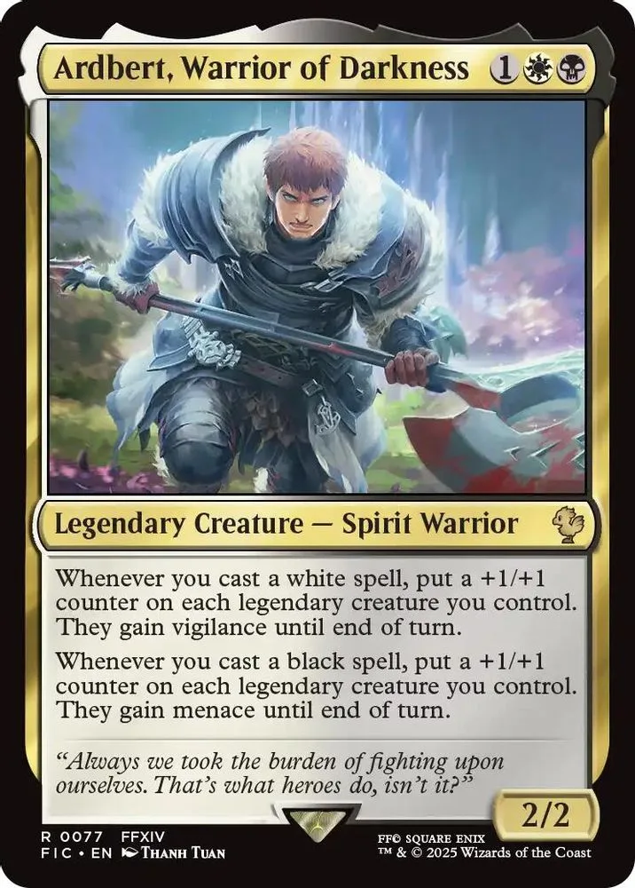 Ardbert, Warrior of Darkness (Surge Foil)