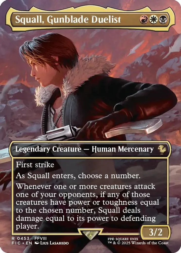 Squall, Gunblade Duelist (Borderless)