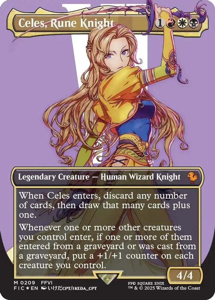 Celes, Rune Knight (Borderless · Surge Foil)