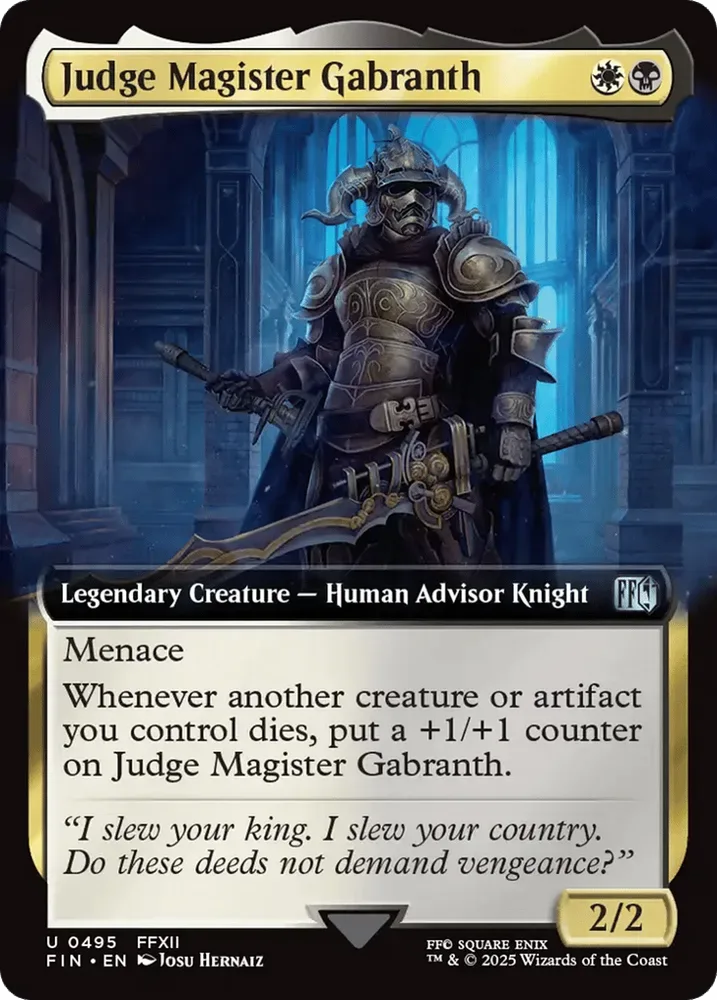Judge Magister Gabranth