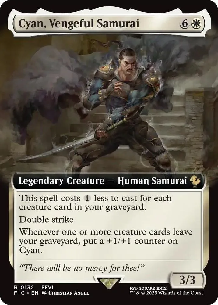 Cyan, Vengeful Samurai (Extended Art)