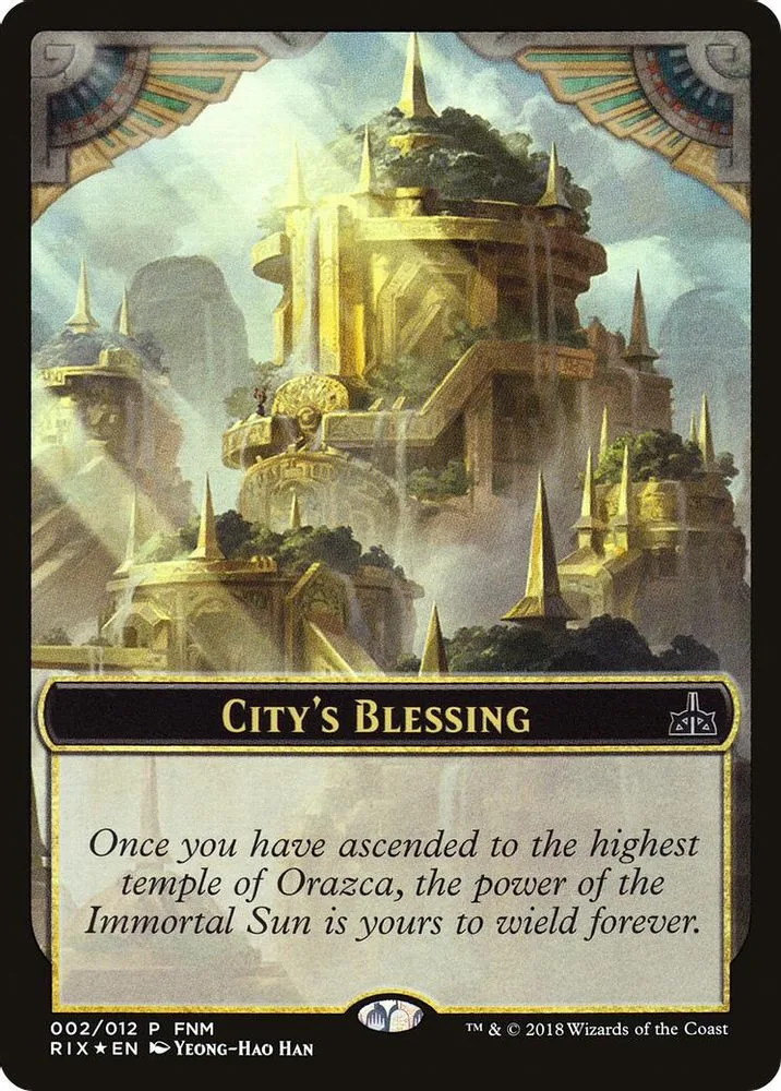 City's Blessing // Elemental Double-Sided Token (City's Blessing // Elemental Double-Sided Token)