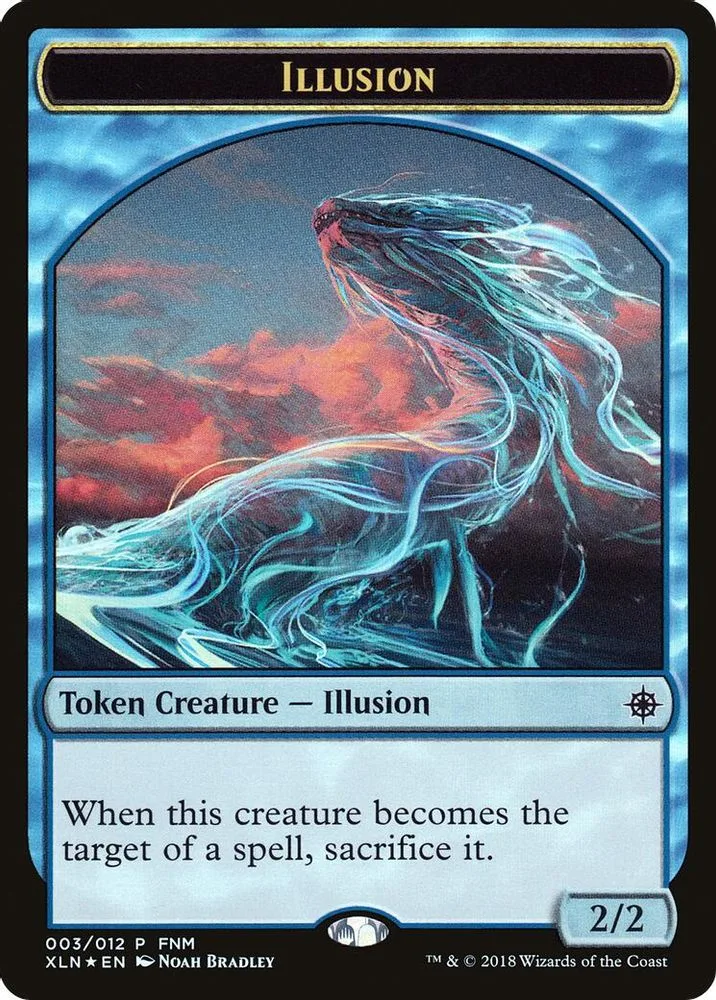 Illusion // Saproling Double-Sided Token (Illusion // Saproling Double-Sided Token)