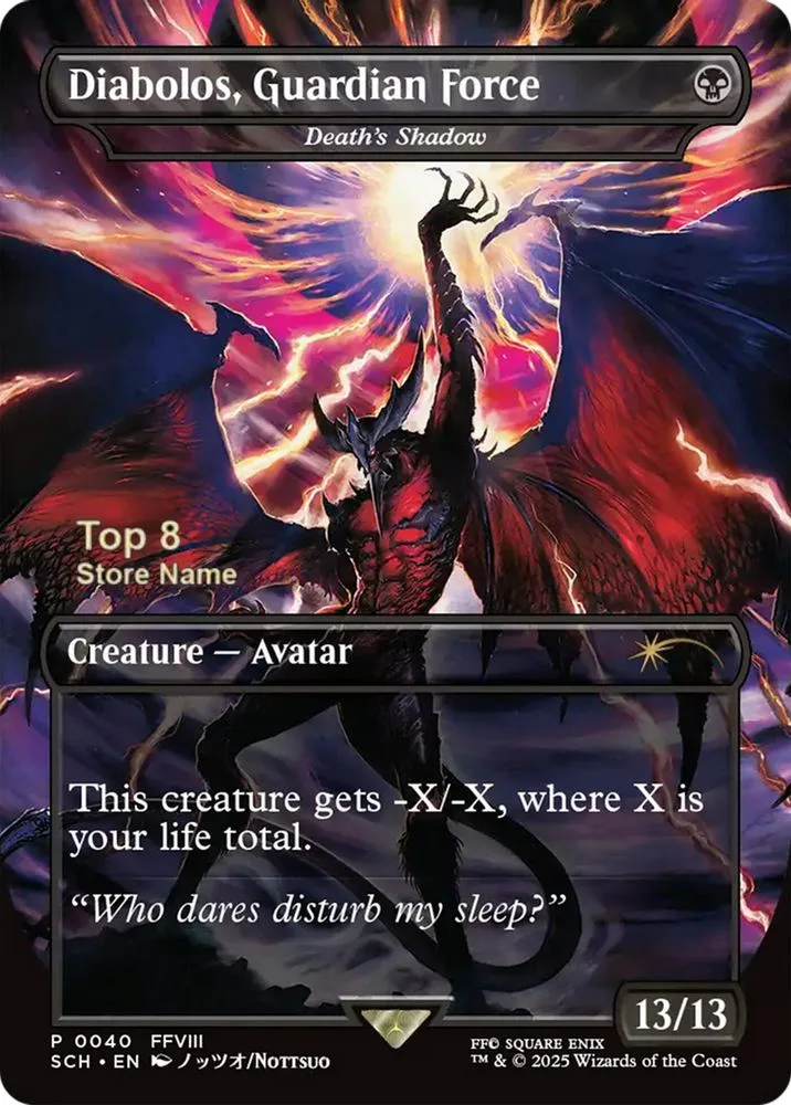 Diabolos, Guardian Force - Death's Shadow (Top 8)