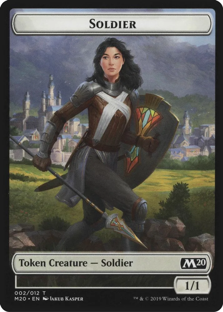 Dragon // Dinosaur Double-Sided Token