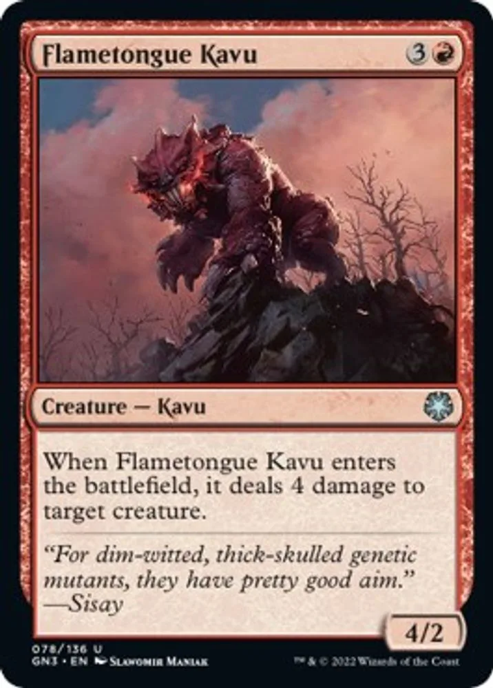 Flametongue Kavu