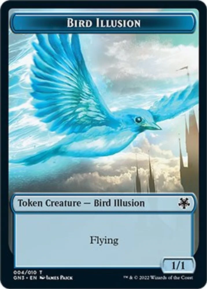 Bird Illusion // Demon Double-Sided Token