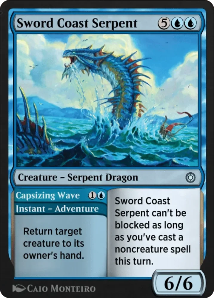 Sword Coast Serpent // Capsizing Wave