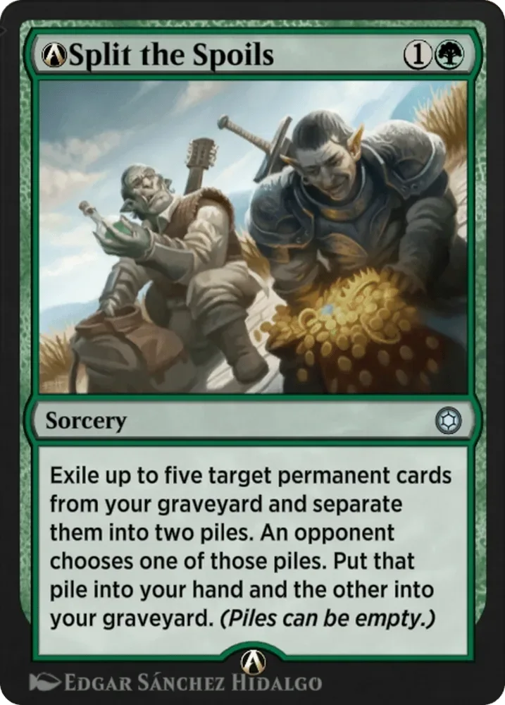 A-Split the Spoils