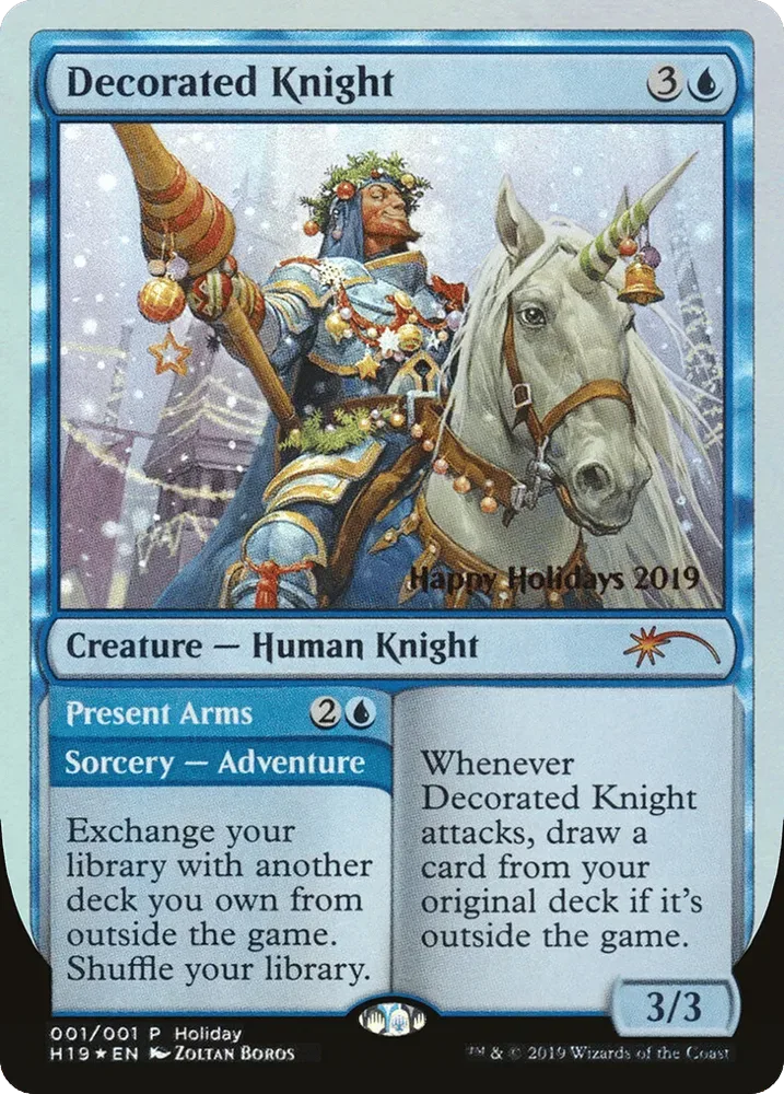 Decorated Knight // Present Arms