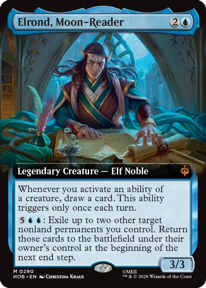 Elrond, Moon-Reader (Extended Art)