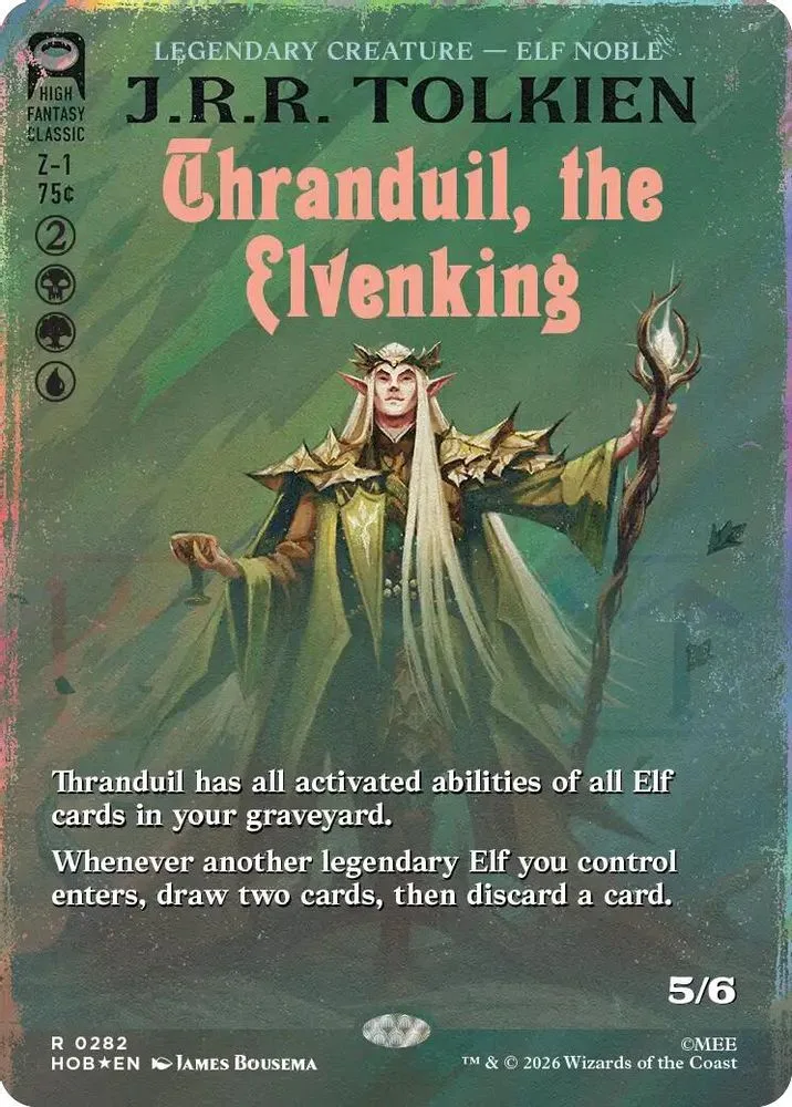 Thranduil, the Elvenking (Borderless · Surge Foil)