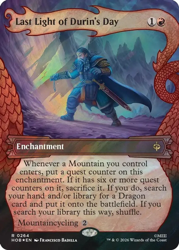 Last Light of Durin's Day (Showcase · Surge Foil)