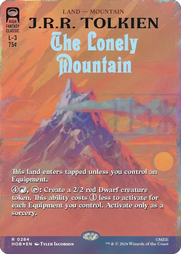 The Lonely Mountain (Borderless · Surge Foil)