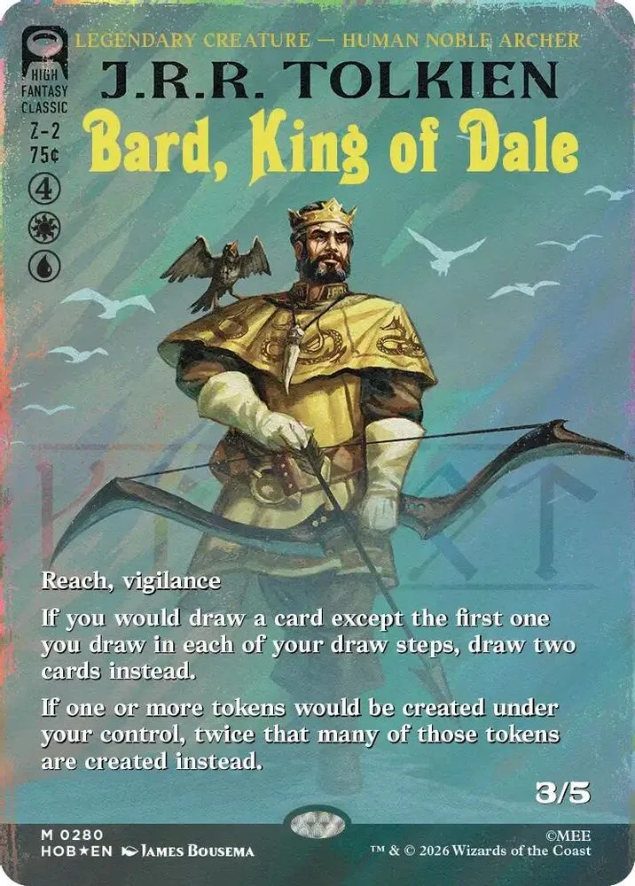 Bard, King of Dale (Borderless · Surge Foil)