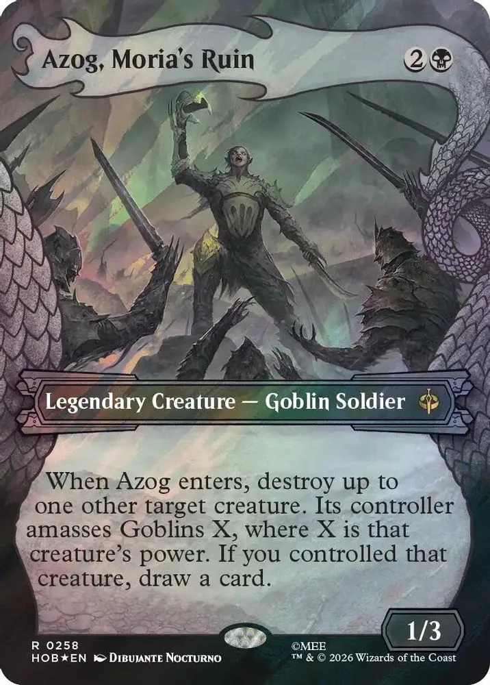 Azog, Moria's Ruin (Showcase · Surge Foil)