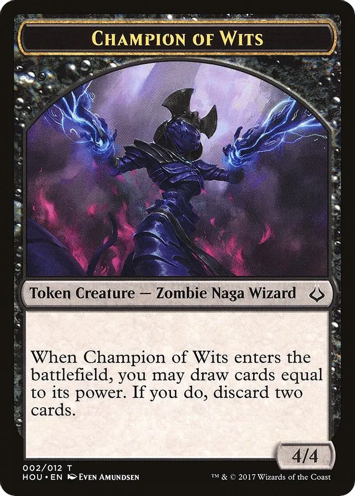 Champion of Wits // Insect Double-Sided Token
