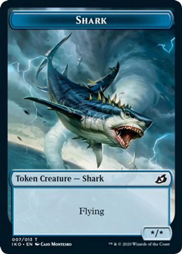 Shark // Human Soldier (005) Double-Sided Token