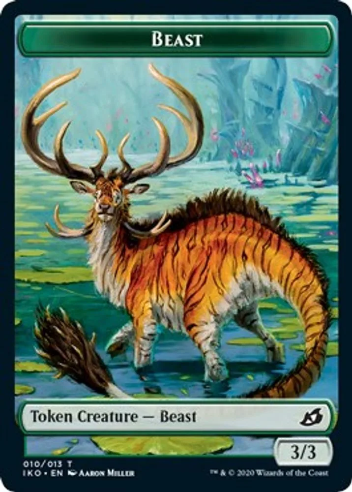 Beast // Human Soldier (003) Double-Sided Token