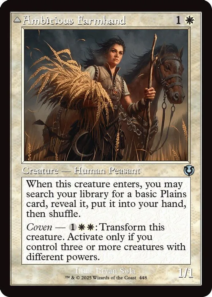 Ambitious Farmhand (Retro Frame)
