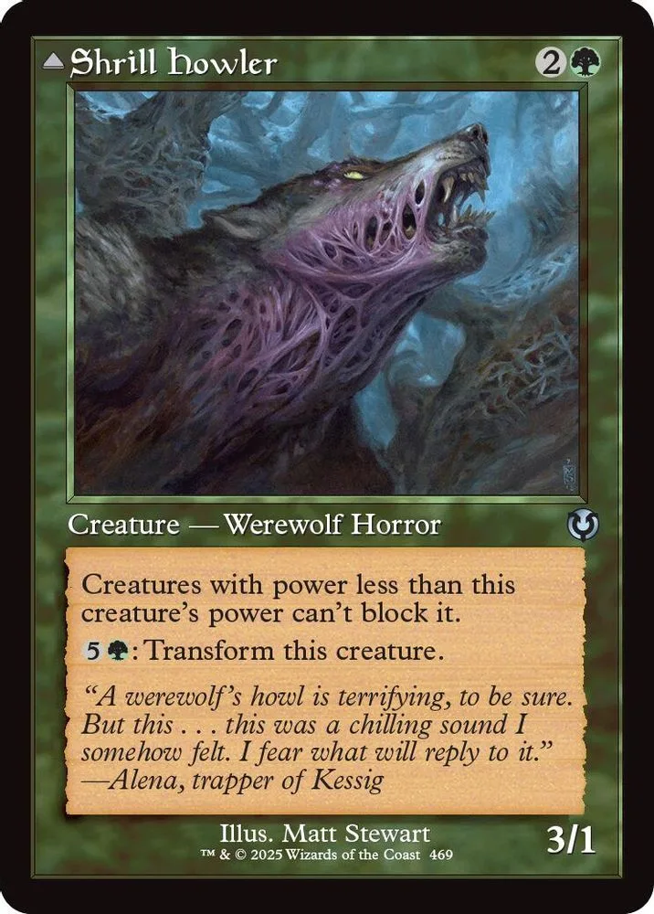 Shrill Howler (Retro Frame)