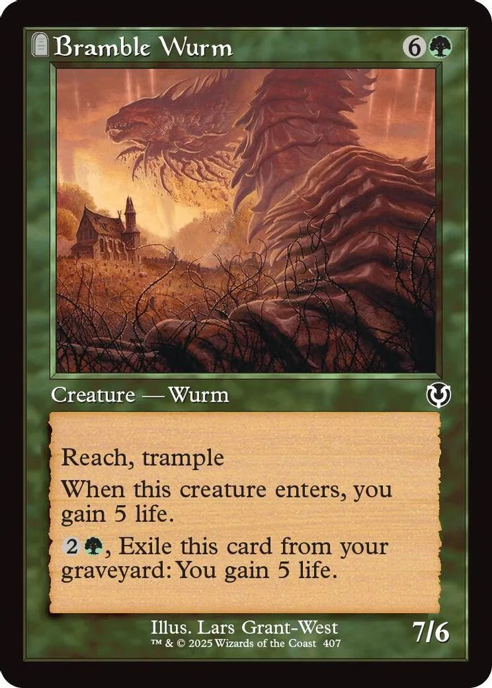 Bramble Wurm (Retro Frame)