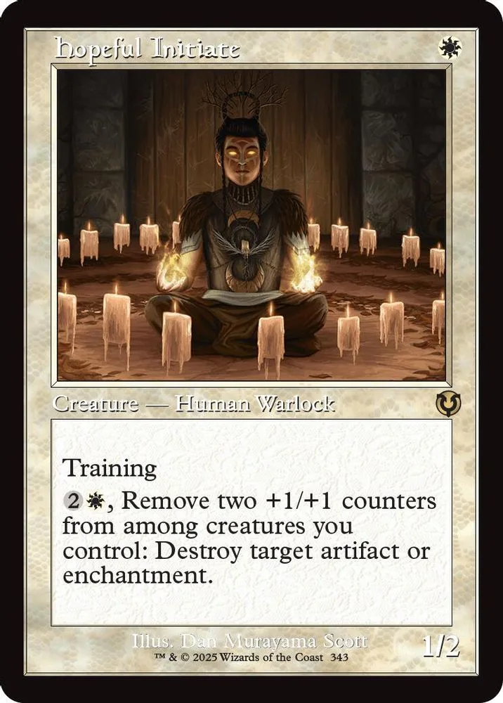 Hopeful Initiate (Retro Frame)