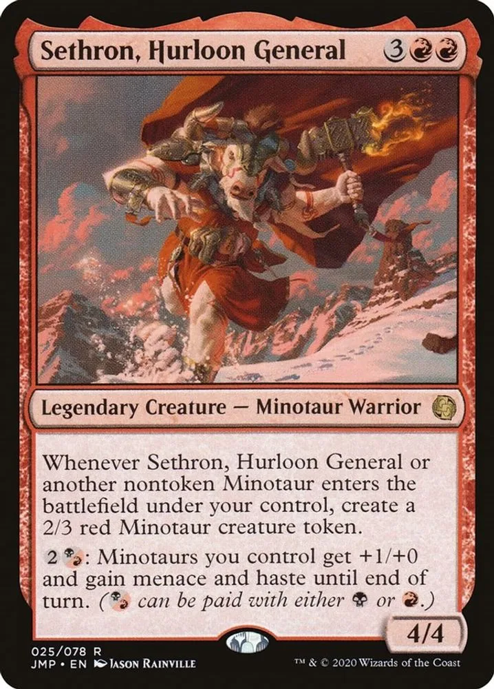 Minotaurs Theme Card
