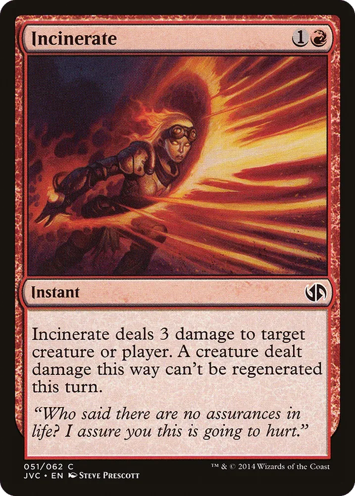 Incinerate