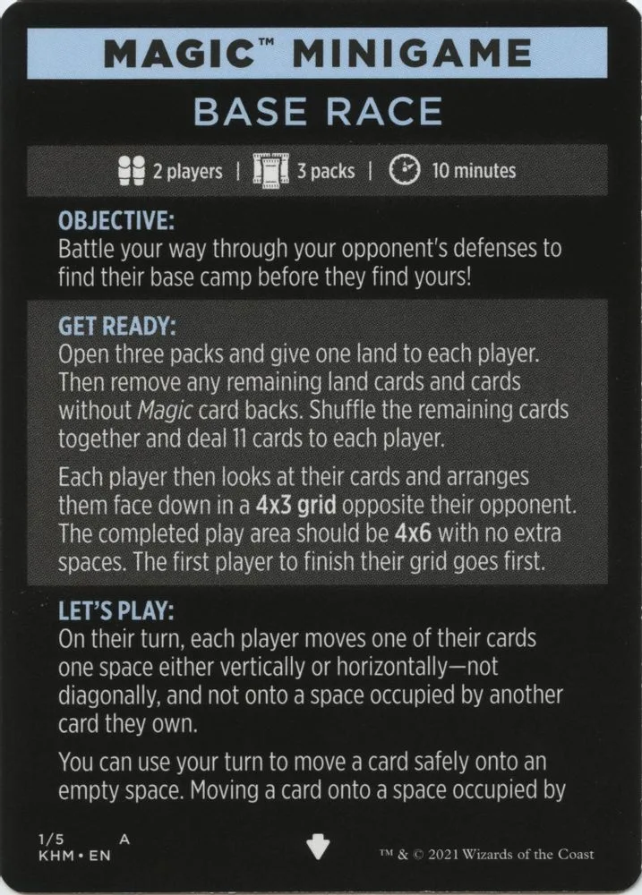 Magic Minigame: Base Race (Magic Minigame: Base Race)