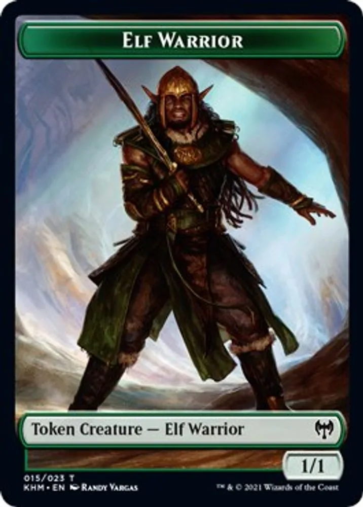 Elf Warrior // Shard Double-Sided Token