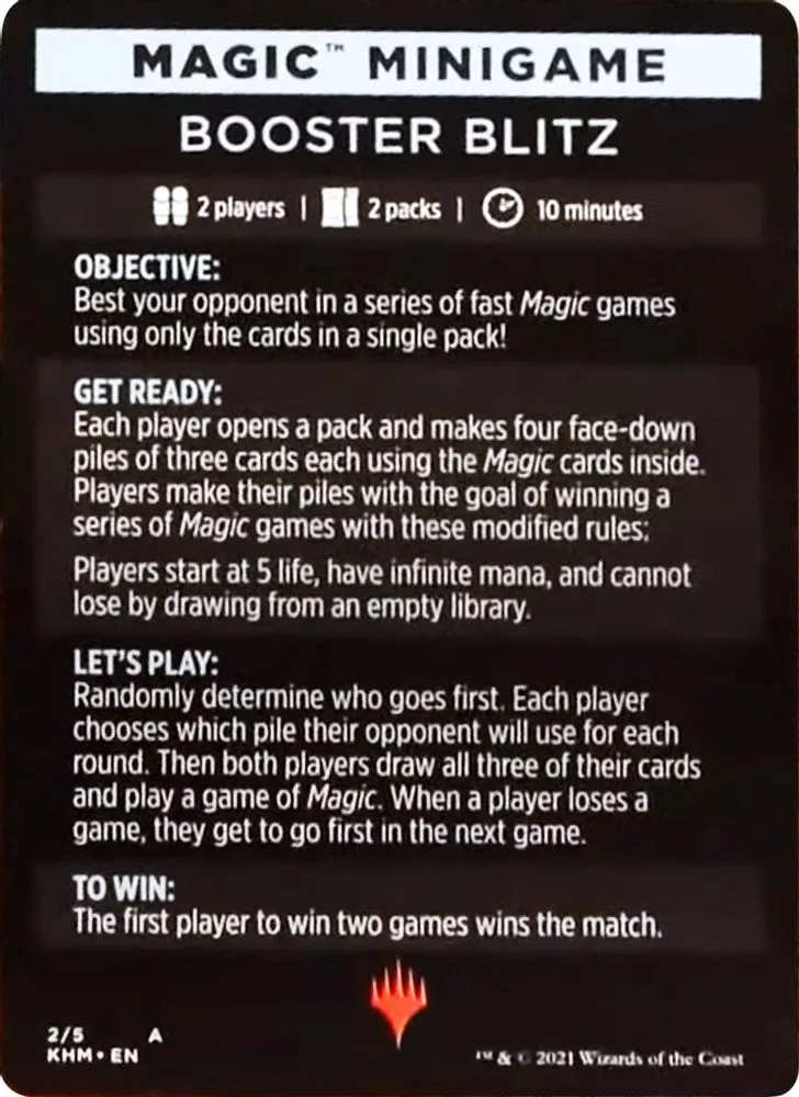 Magic Minigame: Booster Blitz (Magic Minigame: Booster Blitz)