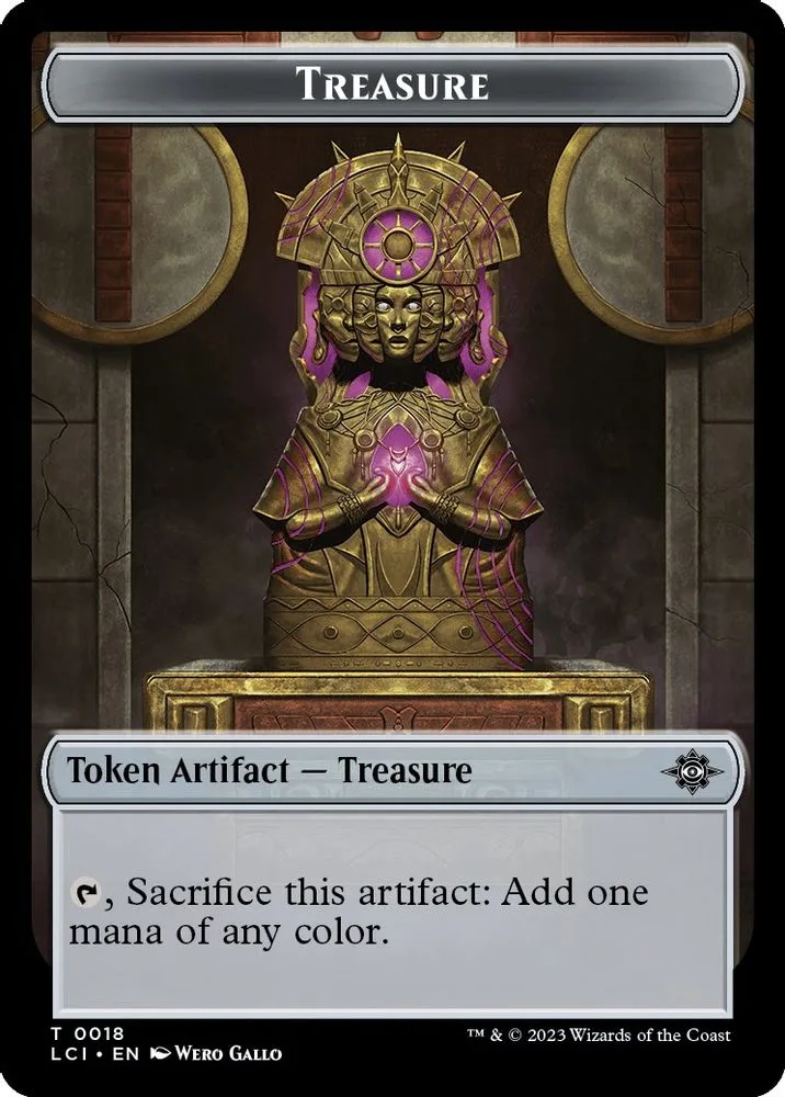 Treasure (0018) // Bat Double-Sided Token