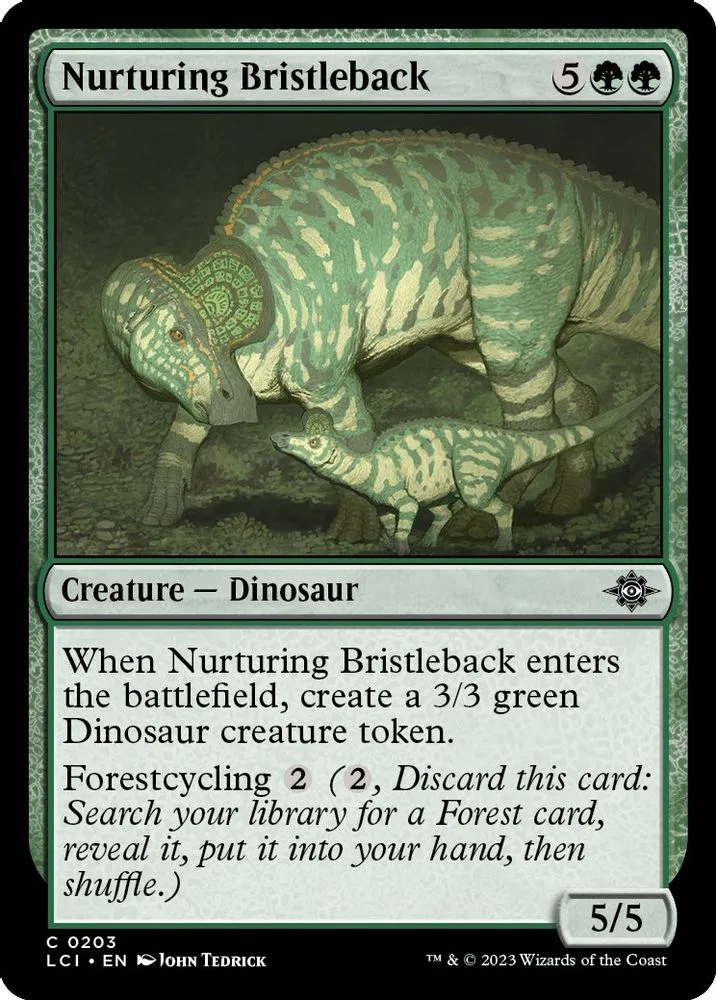 Nurturing Bristleback