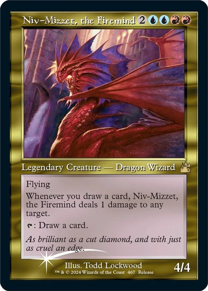 Niv-Mizzet, the Firemind (Retro Frame)