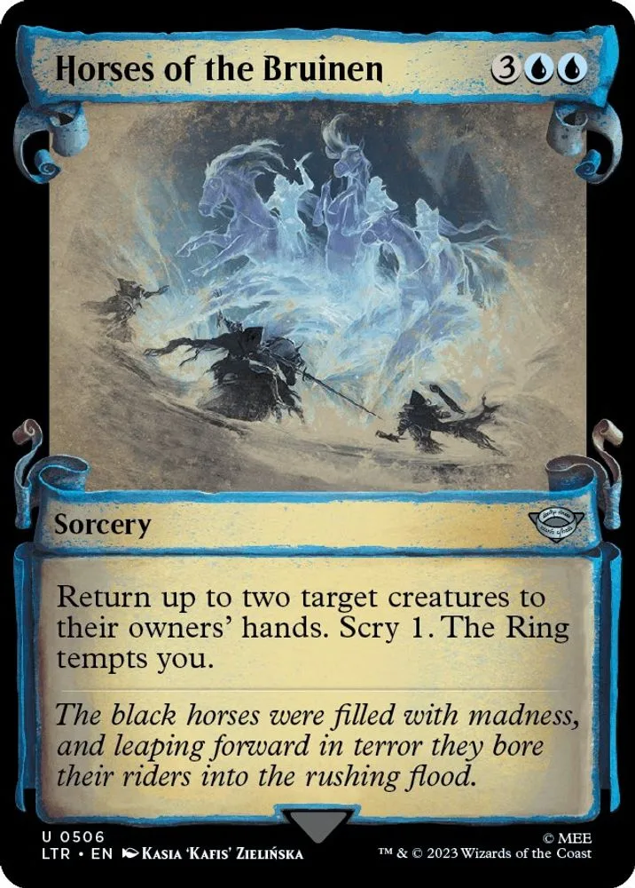 Horses of the Bruinen (Showcase Scrolls)
