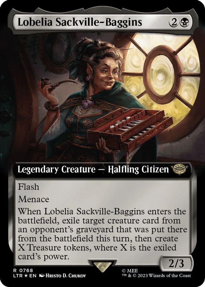Lobelia Sackville-Baggins (Extended Art · Surge Foil)