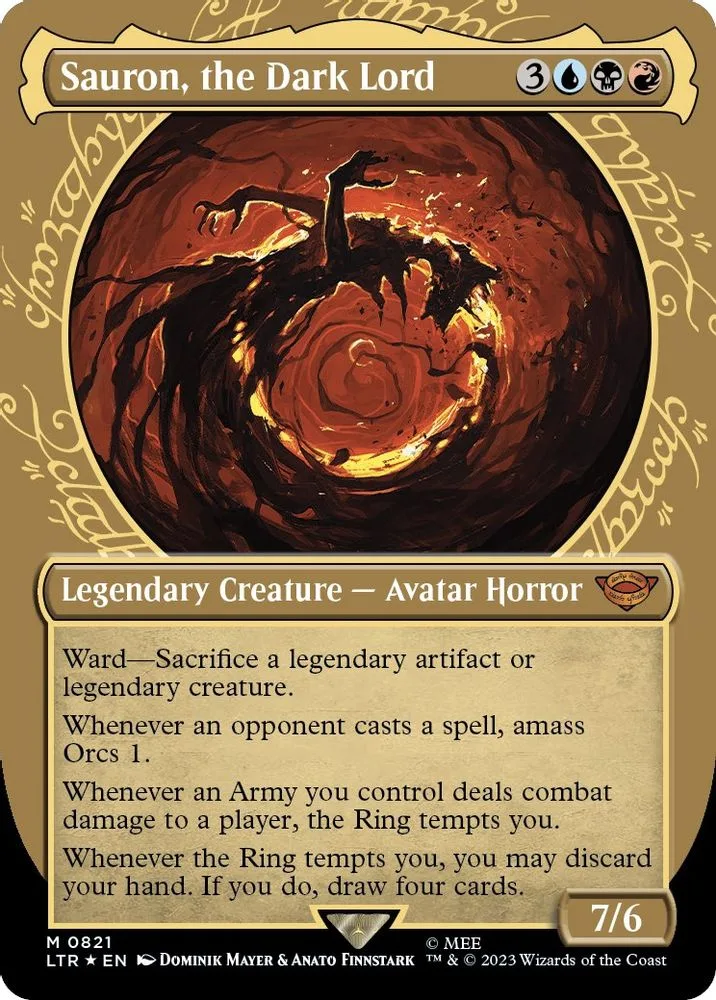 Sauron, the Dark Lord (Showcase · Surge Foil)