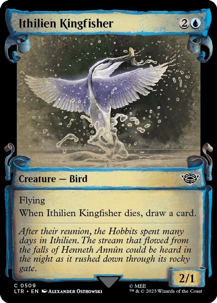 Ithilien Kingfisher (Showcase Scrolls)