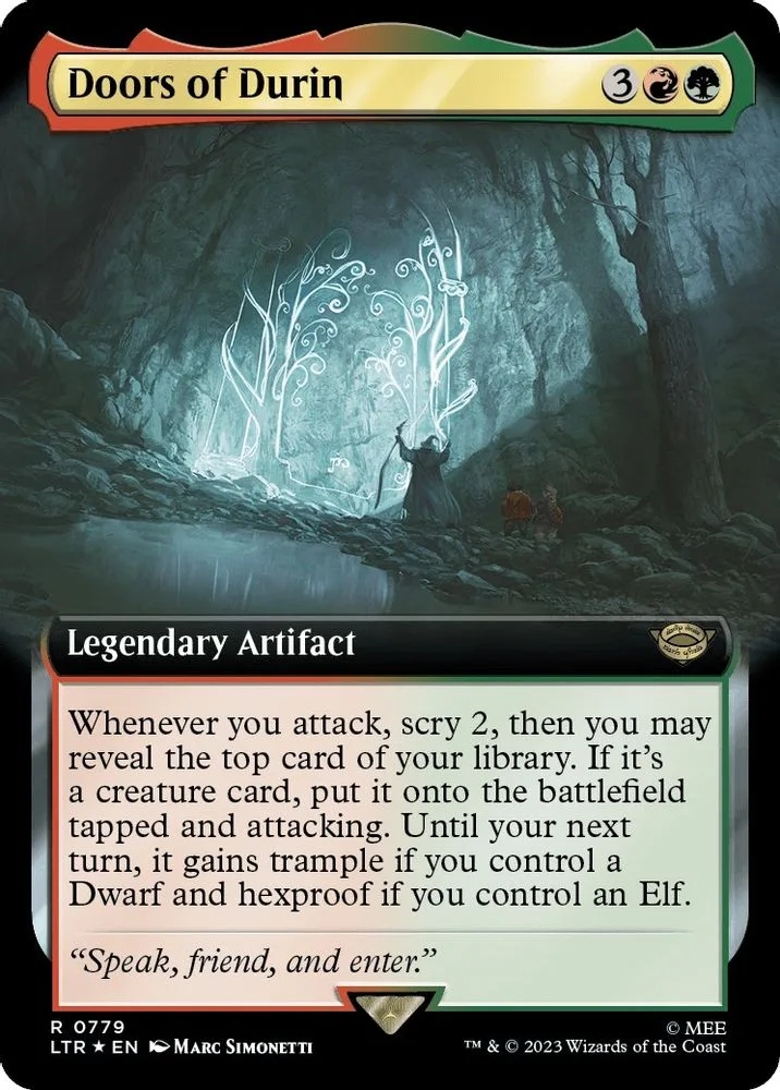 Doors of Durin (Extended Art · Surge Foil)