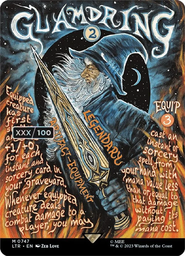 Glamdring (Borderless Poster · Serial Numbered)