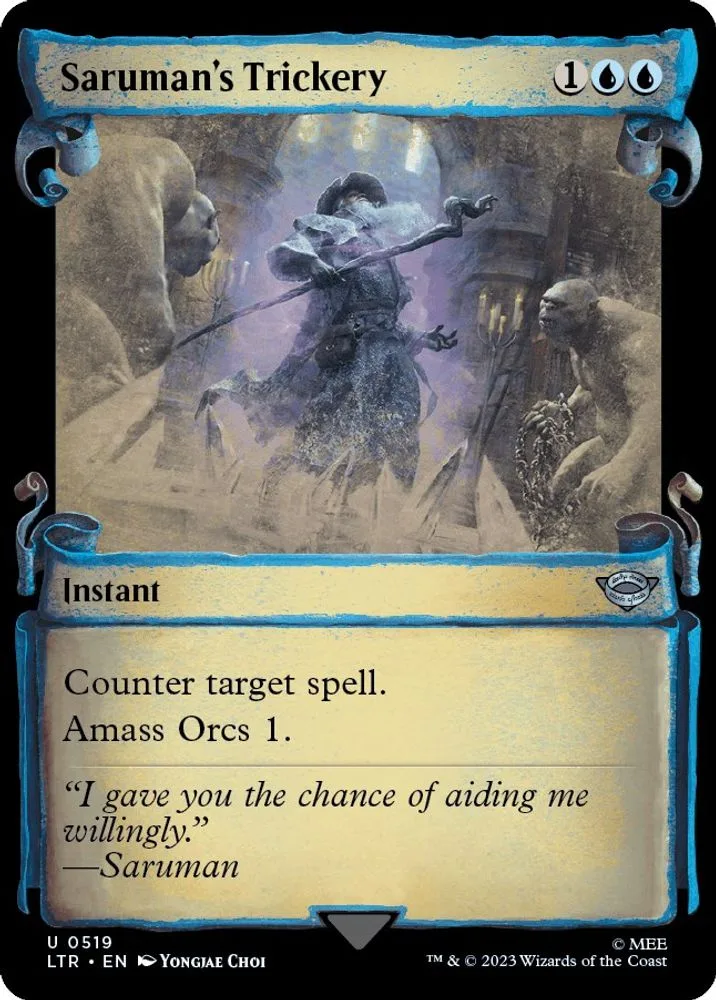 Saruman's Trickery (Showcase Scrolls)